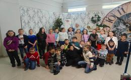 Встреча с Дедушкой Морозом и Снегурочкой в Краснодарском молодёжном центре